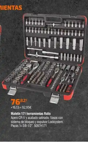 Cadena88 Maletin 171 herramientas ratio oferta