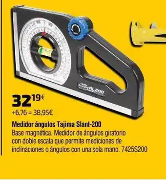 Cadena88 Medidor ángulos tajima slant-200 oferta