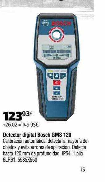 Cadena88 Detector digital bosch gms 120 oferta