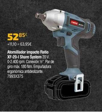 Cadena88 Atornillador impacto ratio xf-20-i share system oferta