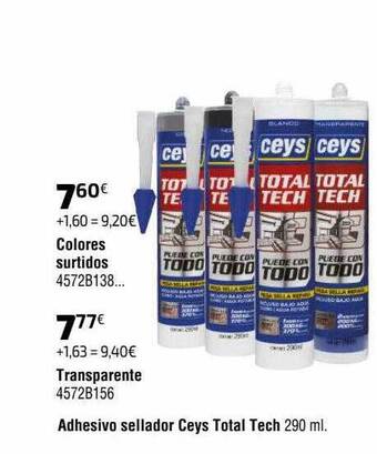 Cadena88 Adhesivo sellador ceys total tech oferta