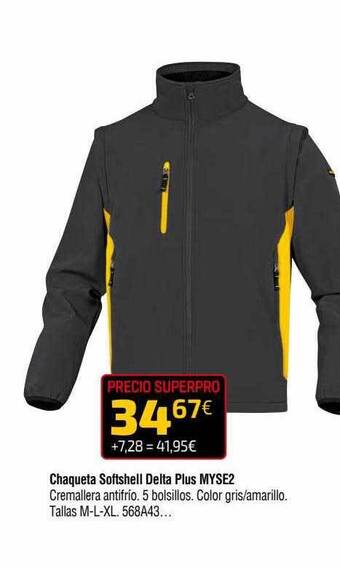 Cadena88 Chaqueta softshell delta plus myse2 oferta