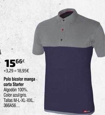 Cadena88 Polo bicolor manga corta starter oferta