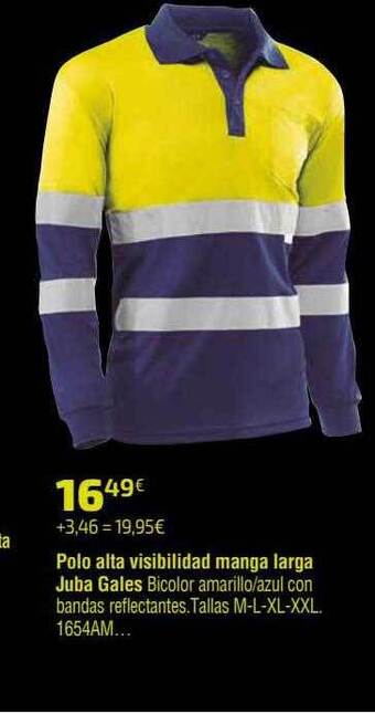 Cadena88 Polo alta visibilidad manga larga juba gales oferta