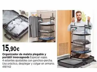 Cadena88 Organizador de maleta plegable y portátil innovagoods oferta