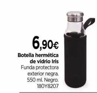 Cadena88 Botella hermética de vidrio iris oferta