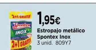 Cadena88 Estropajo metálico spontex inox oferta