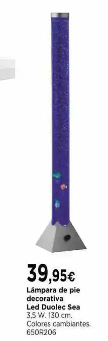 Cadena88 Lámpara de pie decorativa led duolec sea oferta