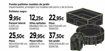 Cadena88 Fundas poliéster muebles de jardín oferta