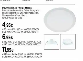 Cadena88 Downlight led philips meson oferta