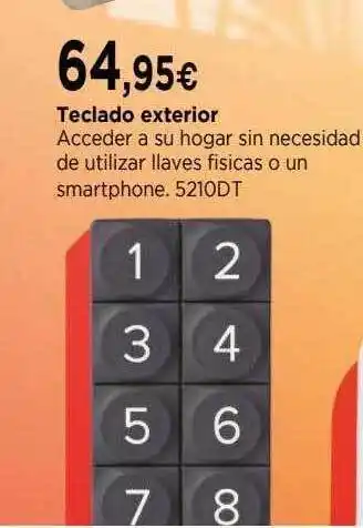 Cadena88 Teclado exterior oferta