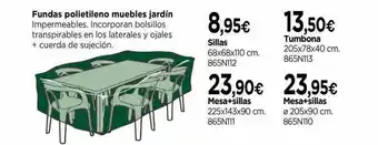 Cadena88 Fundas polietileno muebles jardin oferta