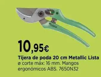 Cadena88 Tijera de poda 20 cm metallic lista oferta