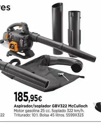Cadena88 Aspirador soplador bgv322 mcculloch oferta