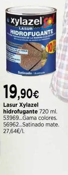 Lasur xylazel hidrofugante
