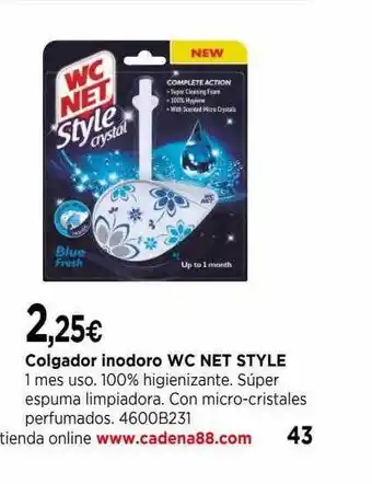 Cadena88 Colgador inodoro wc net style oferta