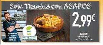 Masymas Ración garbanzos con chorizo y tocino oferta