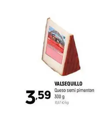 Coviran Valsequillo queso semi pimenton oferta