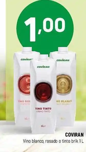 Coviran Coviran vino blanco rosado o tinto oferta