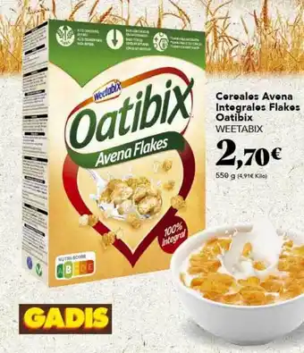 Gadis Cereales avena integrales flakes oatibix weetabix oferta