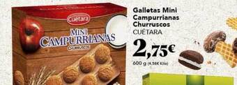 Gadis Galletas mini campurrianas churruscos cuétara oferta