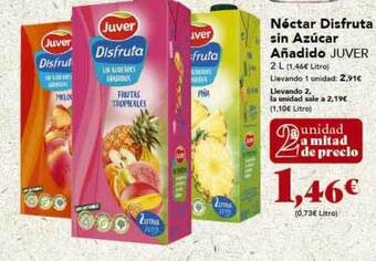 Gadis Néctar disfruta sin azúcar añadido juver oferta