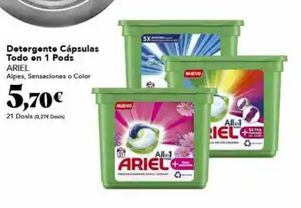 Gadis Detergente cápsulas todo en 1 pods ariel oferta