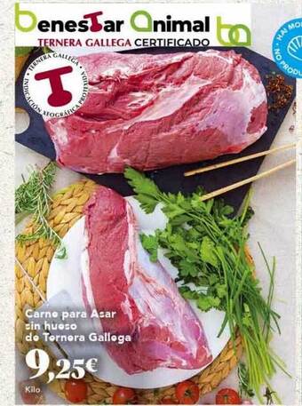 Gadis Carne para asar sin hueso de ternera gallega oferta