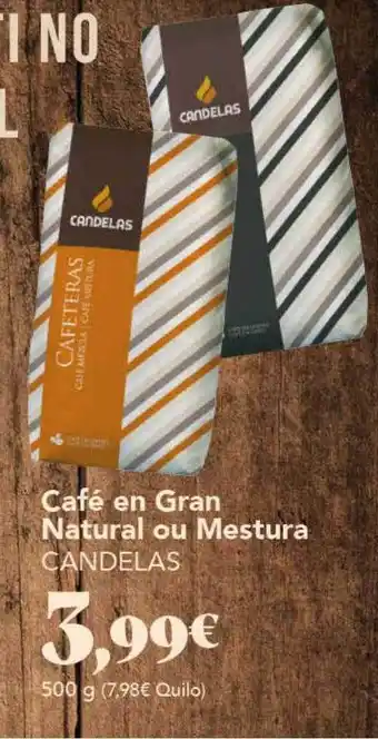 Gadis Café en gran natural ou mestura candelas oferta