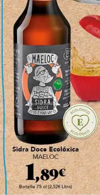 Gadis Sidra doce ecolóxica maeloc oferta