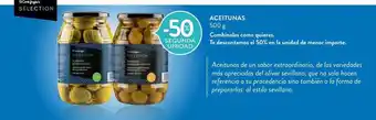 Hipercor -50% segunda unidad aceitunas oferta