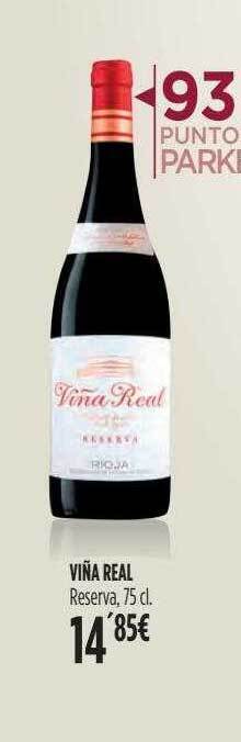 Hipercor Viña real reserva oferta