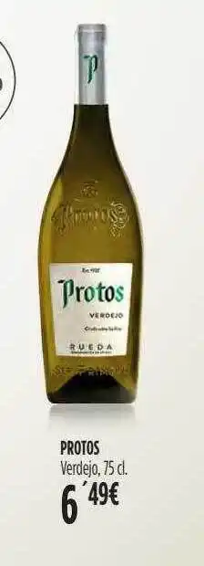 Hipercor Protos verdejo oferta