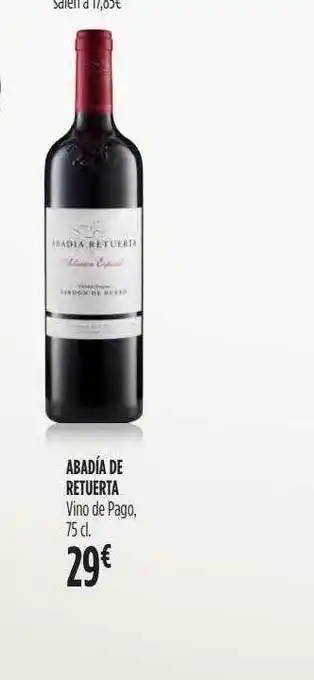 Hipercor Abadía de retuerta vino de pago oferta