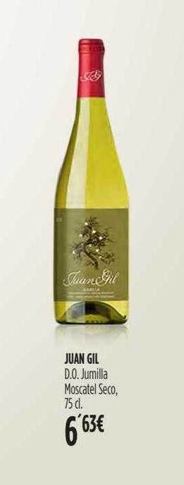 Hipercor Juan gil d.o. jumilla moscatel seco oferta