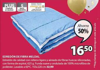 JYSK Edredón de fibra meldal oferta