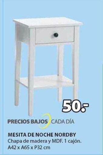 JYSK Mesita de noche nordby oferta