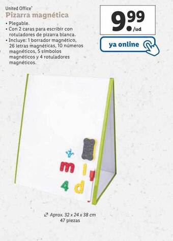 Lidl United office pizarra magnética oferta