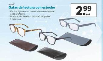 Lidl Auriol gafas de lectura con estuche oferta