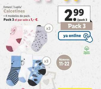 Lidl Esmara lupilu calcetines oferta