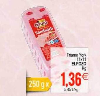 Plenus Supermercados Friame york elpozo kg oferta