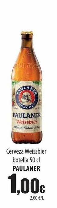 Spar Tenerife Cerveza weissbier paulaner oferta