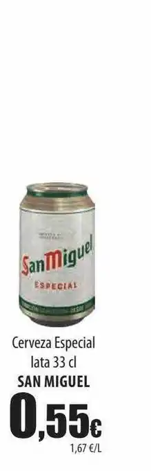 Spar Tenerife Cerveza especial san miguel oferta