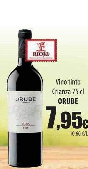 Spar Tenerife Vino tinto crianza orube oferta