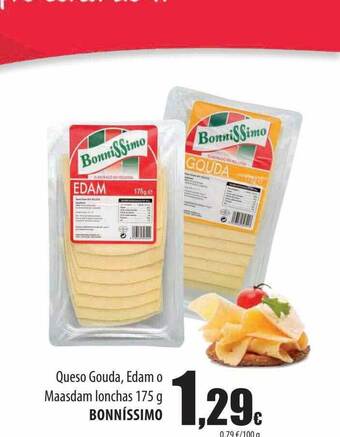Spar Tenerife Queso gouda edam o maasdam lonchas bonnissimo oferta