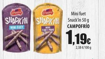 Spar Tenerife Mini fuet snack'in campofrio oferta