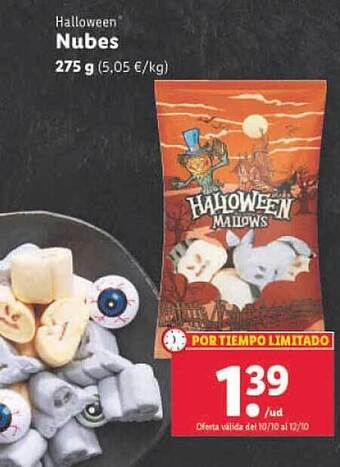 Lidl Halloween nubes oferta