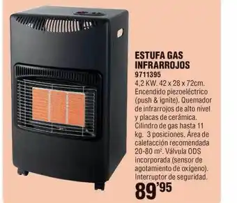 Optimus Estufa gas infrarrojos oferta