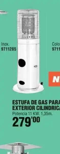 Optimus Estufa de gas para exterior cilindrica oferta