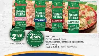 SPAR Gran Canaria 2a an. al 50% buitoni pizzas forno di pietra tonno caprese barbacoa o prosciutto oferta